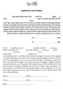 Spring Ketubah