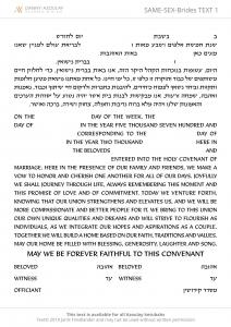 Spring Time Ketubah