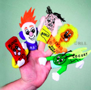 Passover Ten Plagues Finger Puppets - Passover Toys