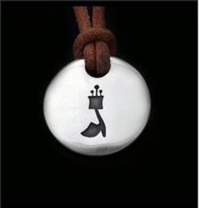 Hebrew Letter Necklaces - Sterling Silver and Leather