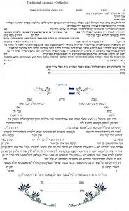 Children of the Sun Blue Ketubah