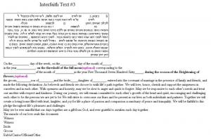 Vine Ketubah