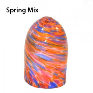 FLAT CRUSHED WEDDING GLASS VASE