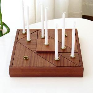 Tangram Hanukkah Menorah