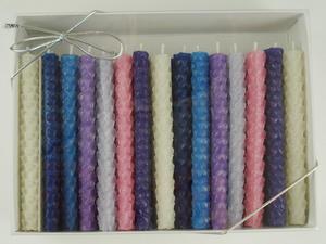 Beeswax Candles -Colors Available: Pastel, and All White
