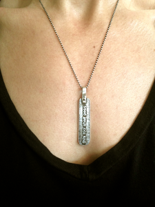 This Too Shall Pass Necklace by Marla Studio - Sterling Silver