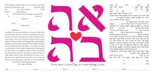 Unending Love Ketubah