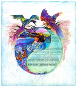 YIN YANG Paradise Ketubah