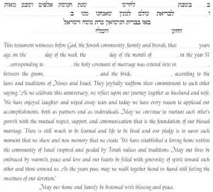 Together Forever Ketubah