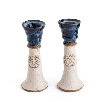 Israel Museum x Shalom House Cermaic Candle Holders