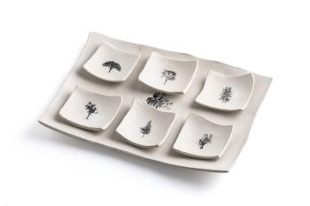 Israel Museum x Shalom House Tree Design Rectangular Seder Plate 