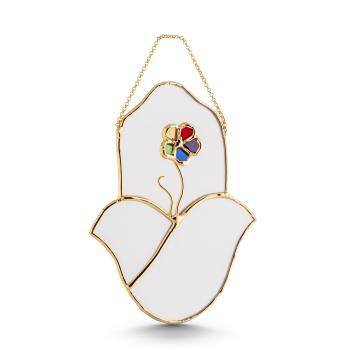Rainbow Flower Hamsa