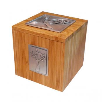 Pomegranate Tzedakah Box - Pewter