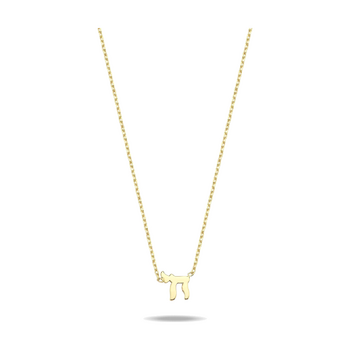 14k Gold Chai Necklace