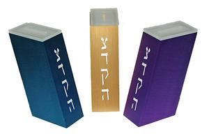 Modern Colorful Tzedakah Box - Aluminum