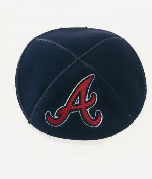 Atlanta Braves Kippah-Suede