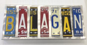 Balagan Letter Art - Metal