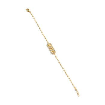 Gold-plated Sterling Silver Ema Charm Bracelet