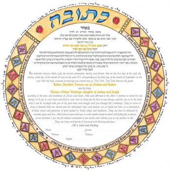 Circle of Rome 2 Ketubah
