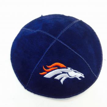 Denver Broncos Kippah - Suede