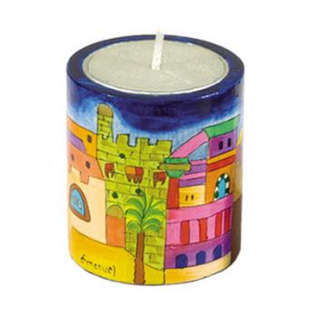 Jerusalem City Memorial Candle Holder