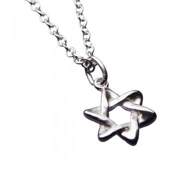 Star of David Necklace - Sterling Silver