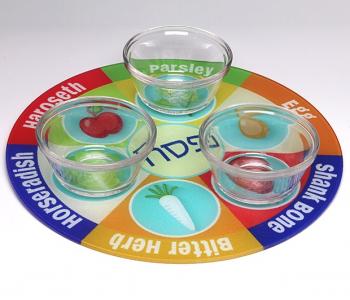 Color Wheel Seder Plate