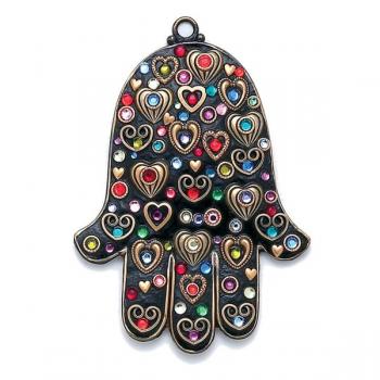 Hamsa With Hearts