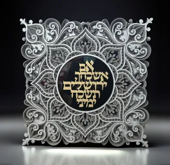 If I Forget You, Jerusalem אם אשכחך ירושלים