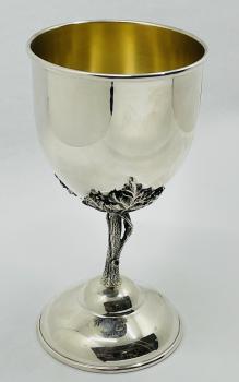 Branch Design Sterling Silver Cup