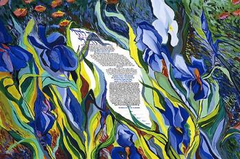 Irises In Bloom Ketubah