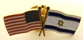 Israeli-American Flag Pin