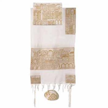 Jerusalem - Embroidered Talit