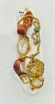 Jewelry Lovers Mezuzah - Painted Porcelain