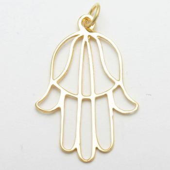 Gold Hamsa - 14kt Yellow Gold