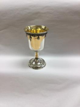 Traditional Kiddush Cup - Sterling Silver