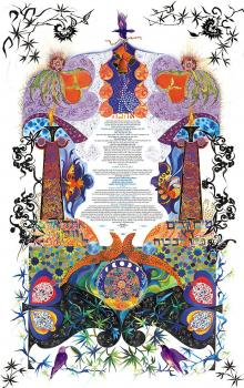 Midnight Fire Ketubah