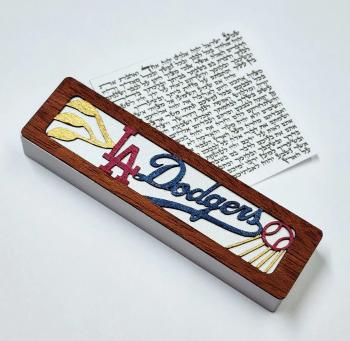 Los Angeles Dodgers Mezuzah