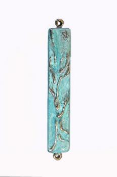 Mezuzah Tree of Life Patina Tall