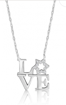 Love Necklace with Star of David
