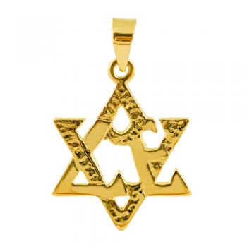 Love Star Pendant in 14kt Gold