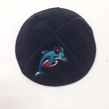 Miami Dolphins Kippah - Suede