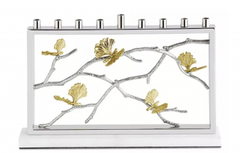 Butterfly Ginkgo Luxe Menorah