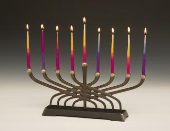 Contemporary menorah