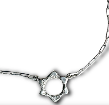 Open Star Necklace by Marla Studio - Sterling Silver