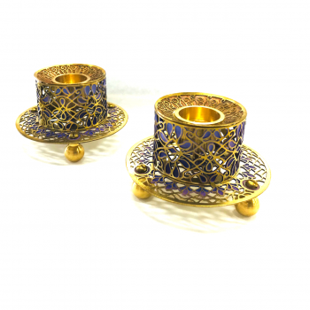 Orit Grader Tall Leaves Candle Holders