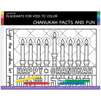 Chanukah Facts and Fun Placemats