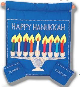 Happy Hanukkah Wallhanging