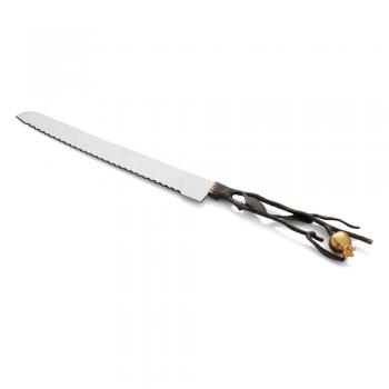 Pomegranate Challah Knife - Stainless Steel