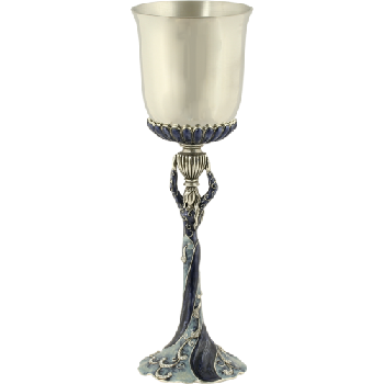 Miriam Cup Blue and Silver by Quest Collection